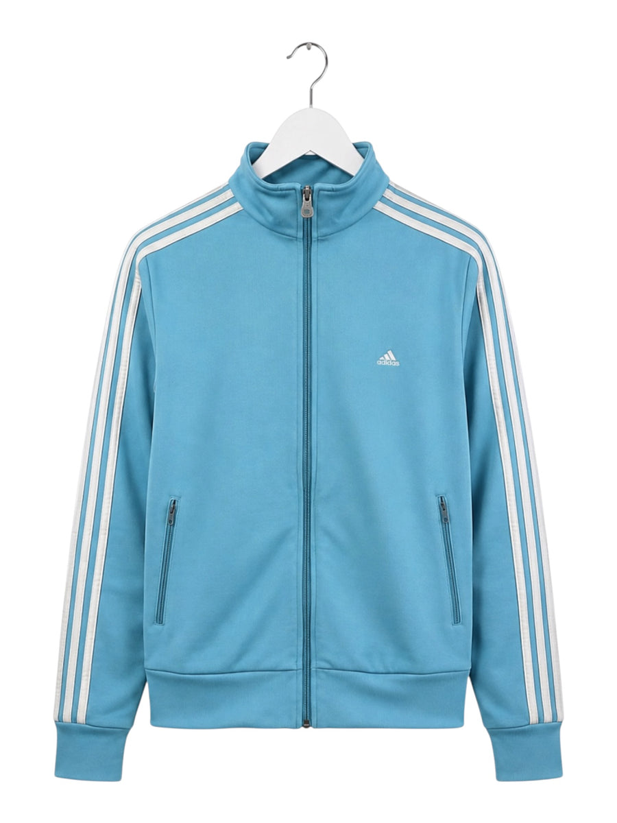 Adidas 3-Stripes Vintage Trackjacket Damen Hellblau XL