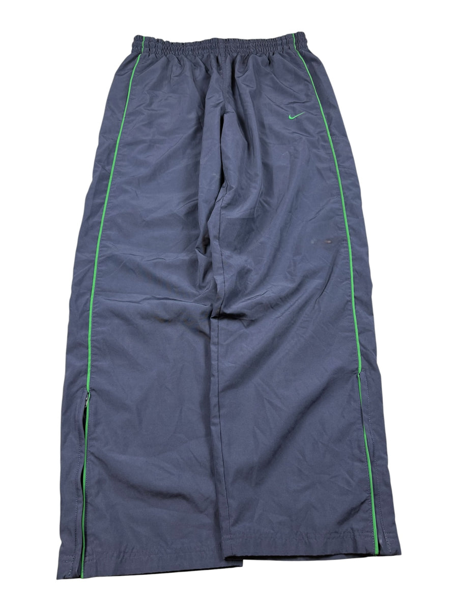 Nike Swoosh Wide Leg Vintage Trackpants Herren Dunkelblau Grün XL