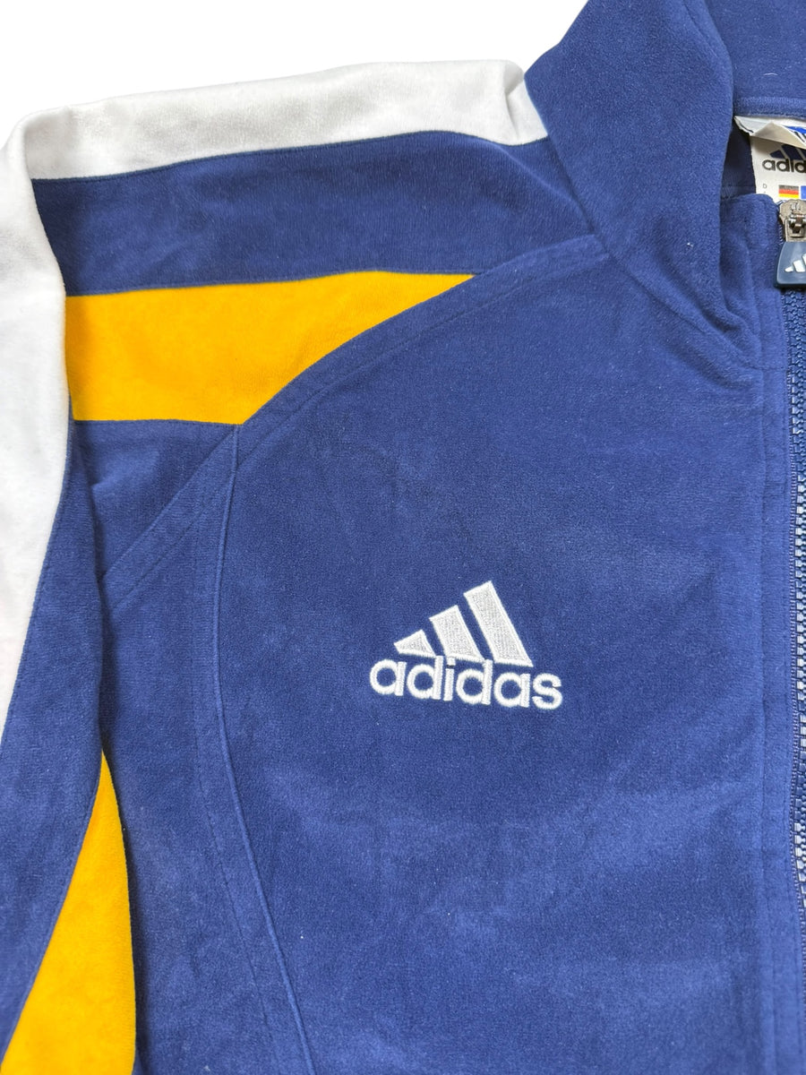 Adidas Real Madrid Vintage Trackjacket Herren Blau Gelb S