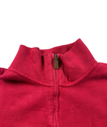 Ralph Lauren Pony Vintage Half Zip Sweater Herren Rot XL