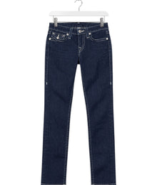 True Religion Low Waist Strass Vintage Jeans Damen Dunkelblau S