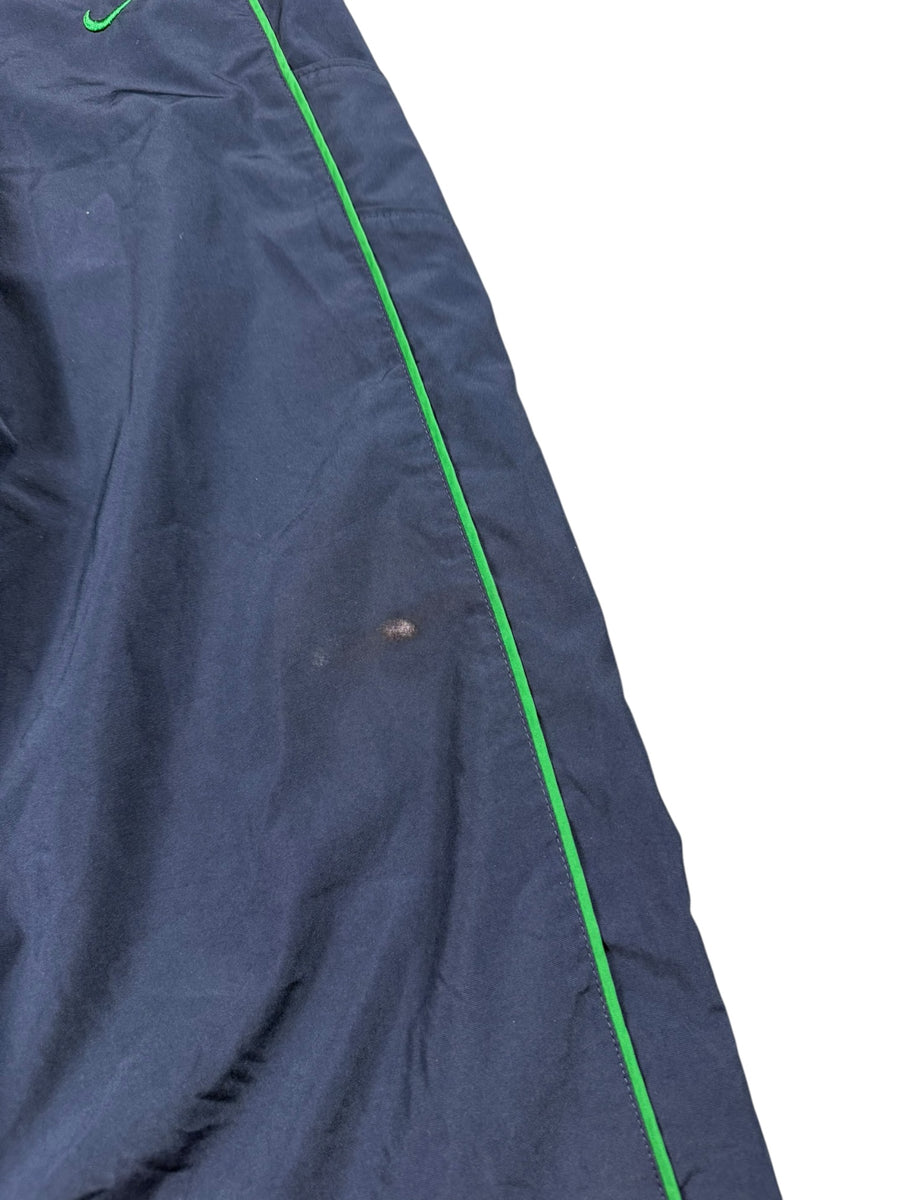 Nike Swoosh Wide Leg Vintage Trackpants Herren Dunkelblau Grün XL
