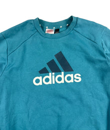 Adidas Big Logo Vintage Tracksuit Damen Türkis/Blau S