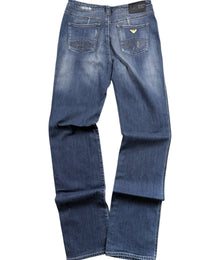 Armani Jeans Straight Leg Vintage Jeans Damen Blau M