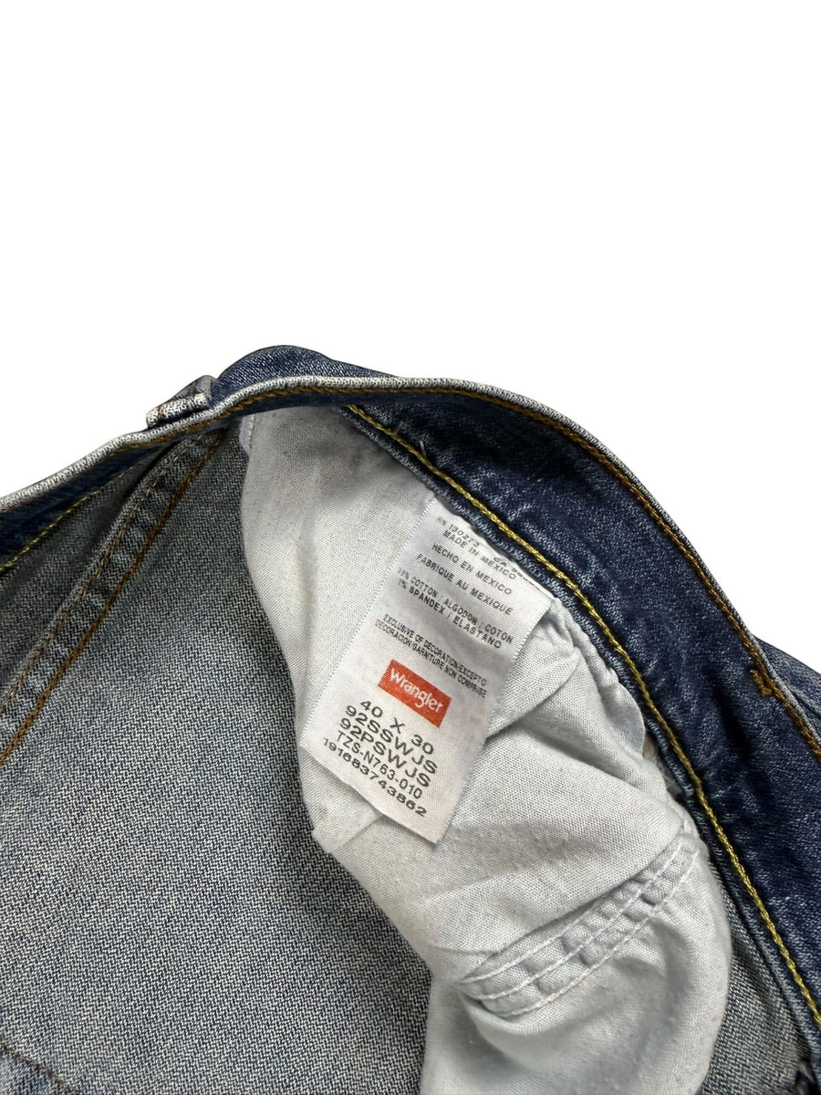 Wrangler Straight Leg Vintage Jeans Herren Blau XL