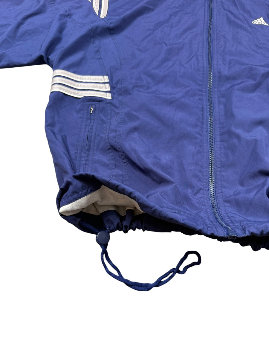 Adidas 3-Stripes Vintage Trackjacket Damen Blau Silber XL