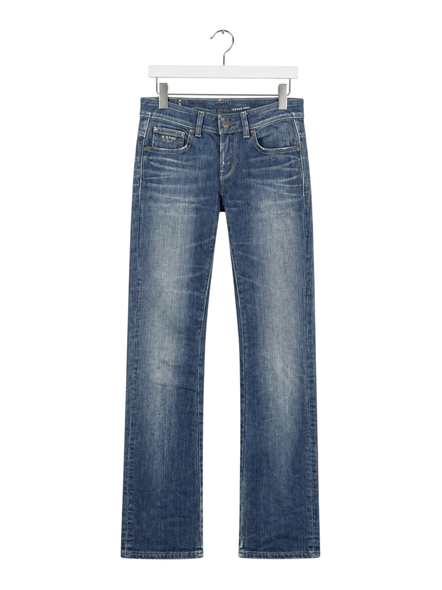 G-Star Raw Straight Fit Vintage Jeans Damen Blau S