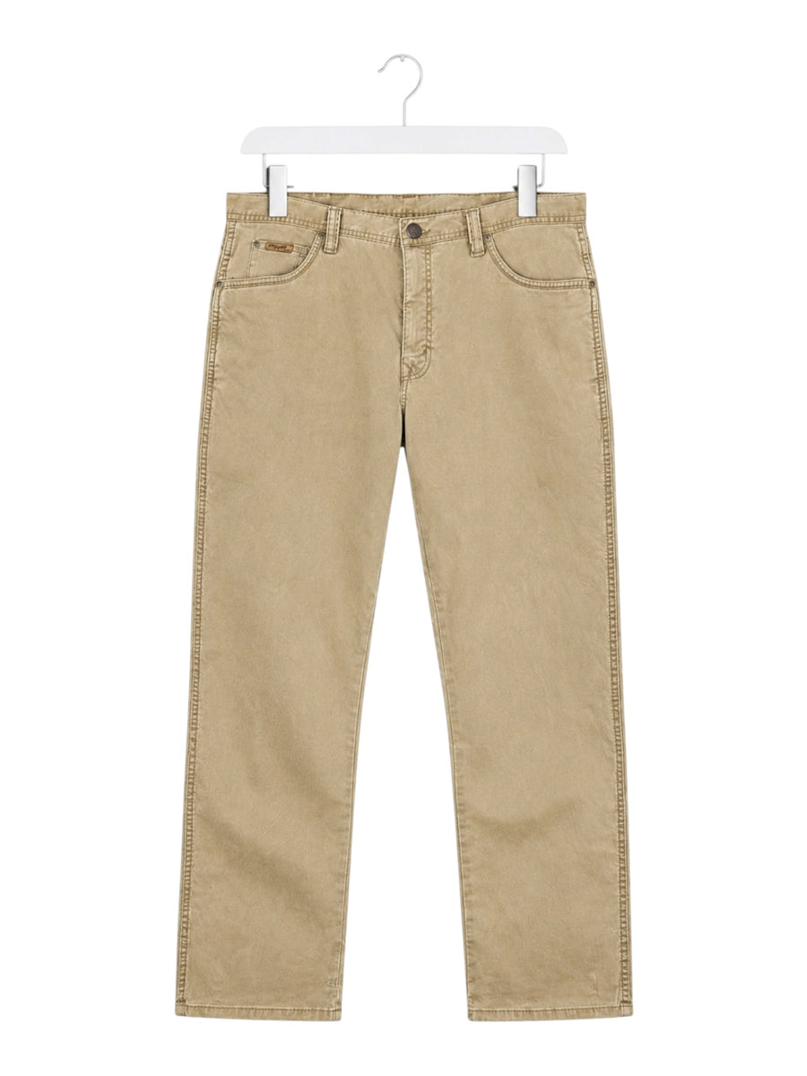 Wrangler Texas Stretch Vintage Jeans Herren Beige XL