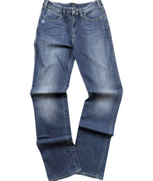 Armani Jeans Straight Leg Vintage Jeans Damen Blau M
