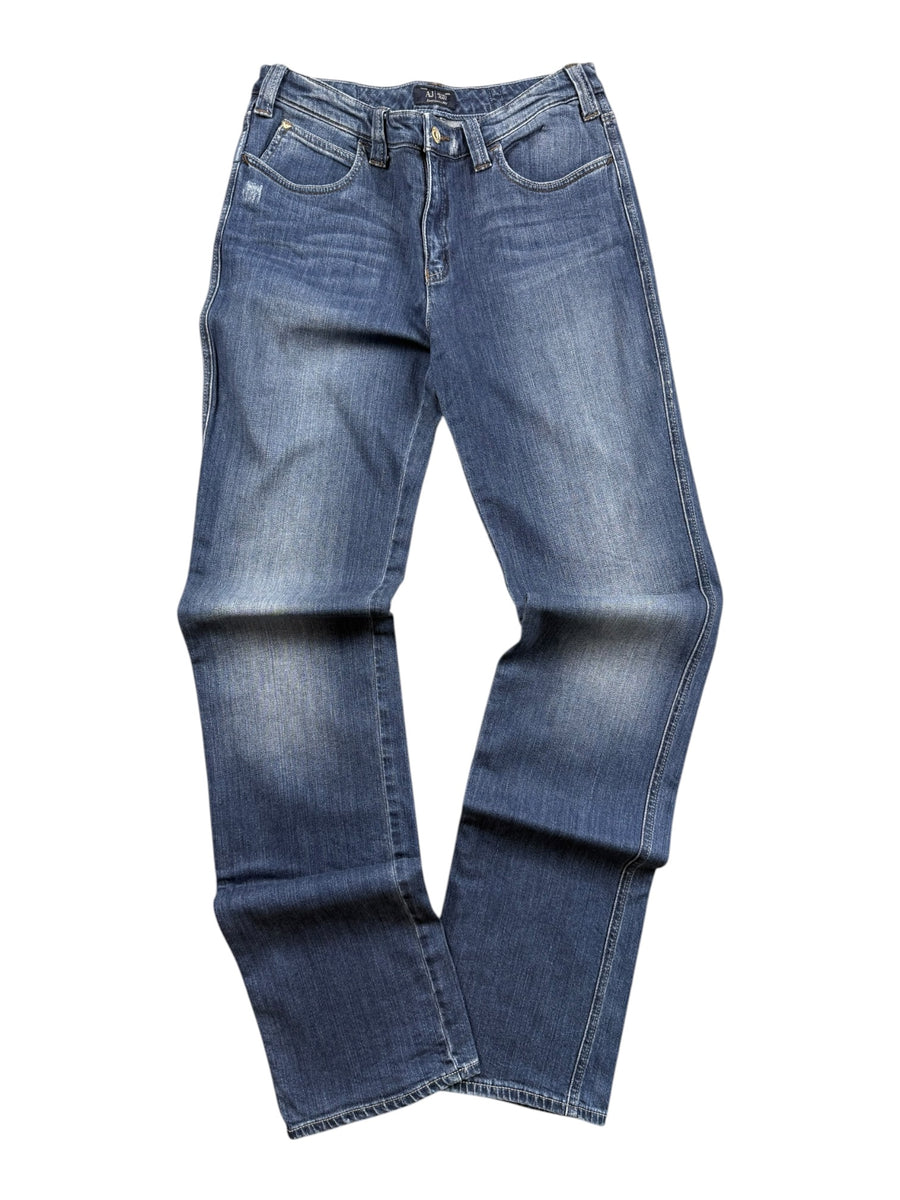 Armani Jeans Straight Leg Vintage Jeans Damen Blau M
