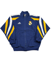 Adidas Real Madrid Vintage Trackjacket Herren Blau Gelb S