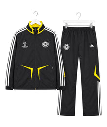 Adidas Chelsea FC Champions League Vintage Tracksuit Herren Schwarz Gelb L