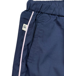 Champion Logo Vintage Trackpants Damen Dunkelblau Rosa L