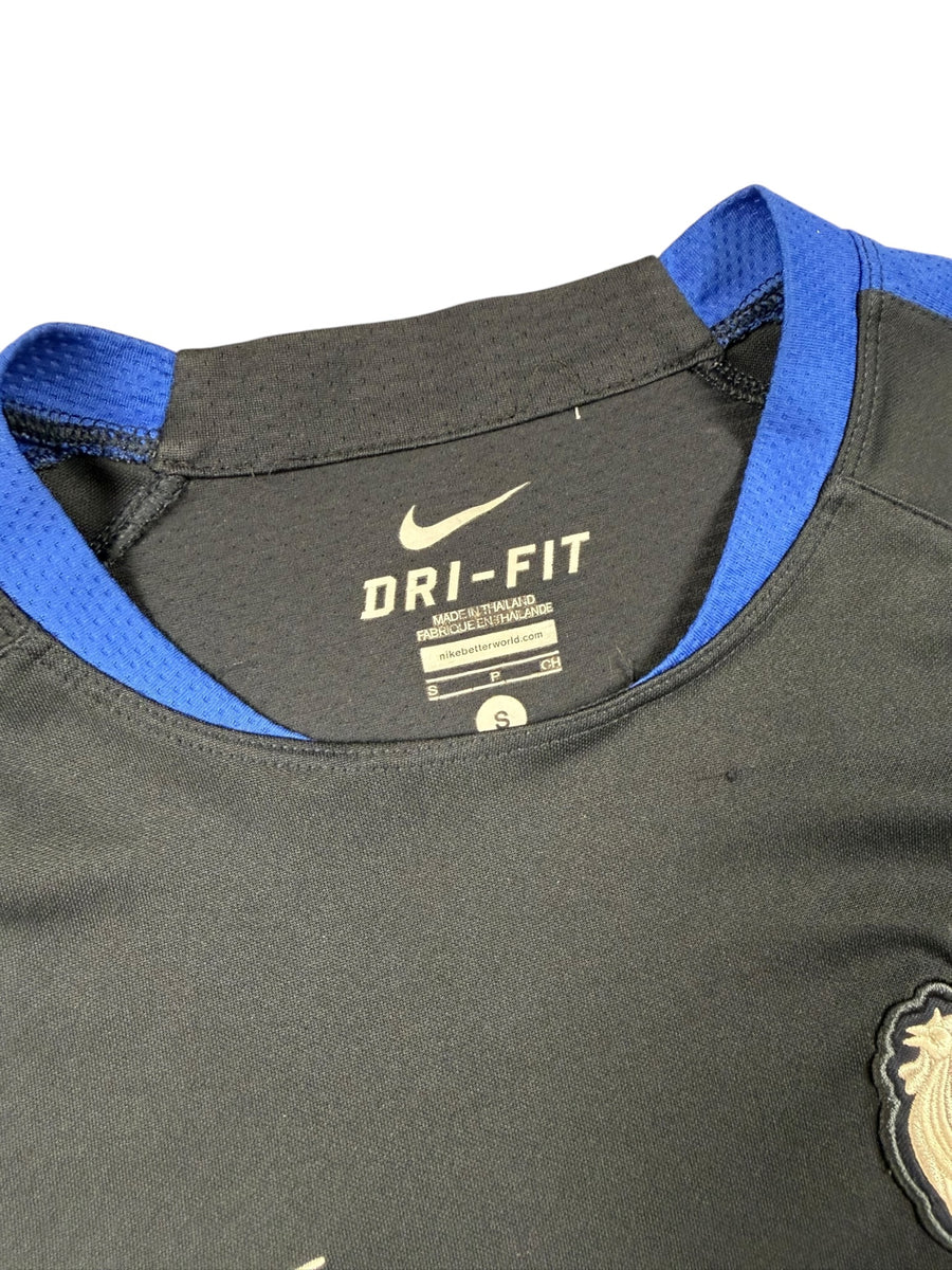 Nike Frankreich FFF 2016 Euro Vintage Trikot Herren Dunkelblau Blau S