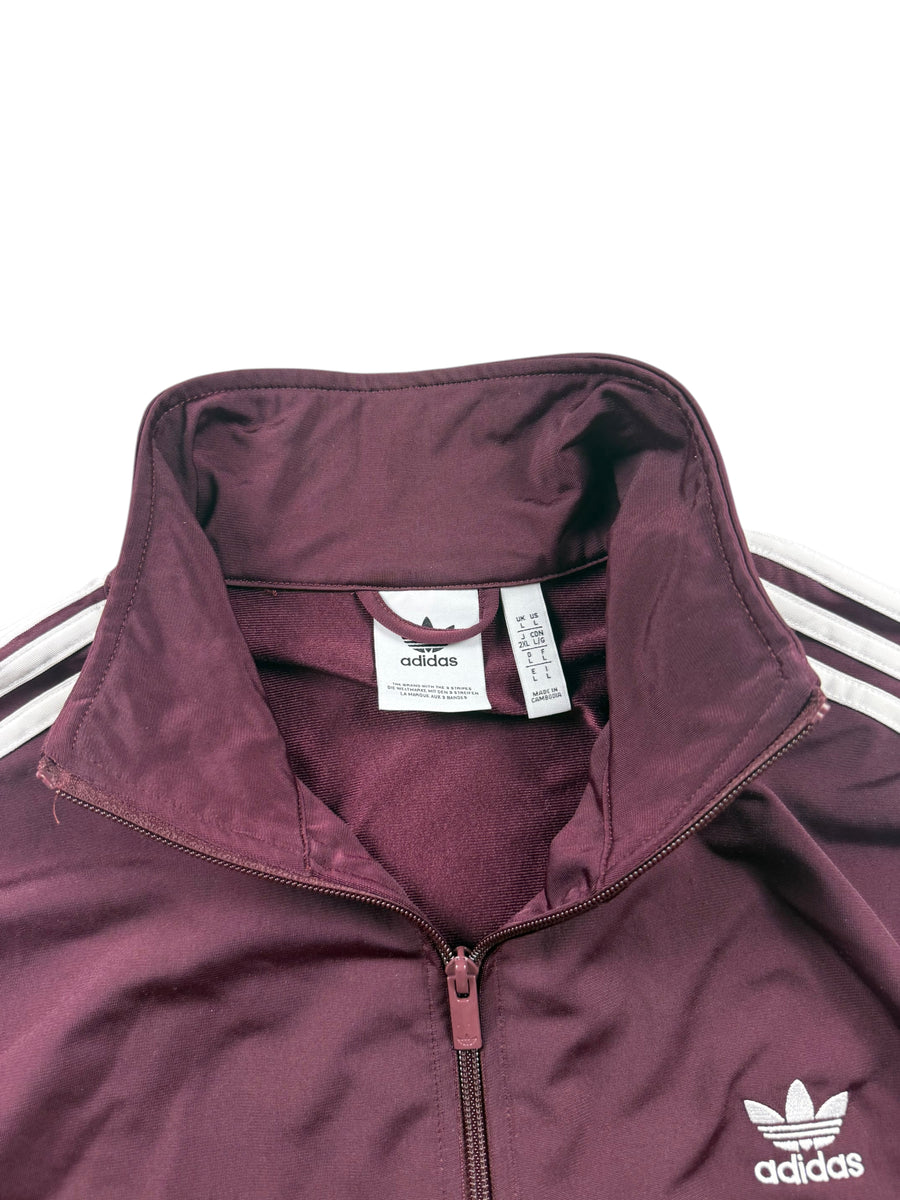 Adidas 3-Stripes Vintage Trackjacket Herren Burgunderrot L
