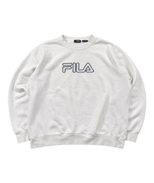 FILA Big Logo Vintage Sweater Herren Cremeweiß XL
