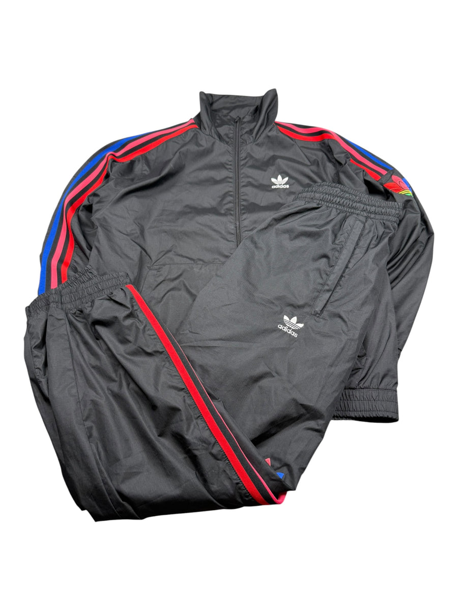 Adidas Originals Trefoil Vintage Tracksuit Herren Schwarz S/M
