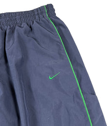 Nike Swoosh Wide Leg Vintage Trackpants Herren Dunkelblau Grün XL