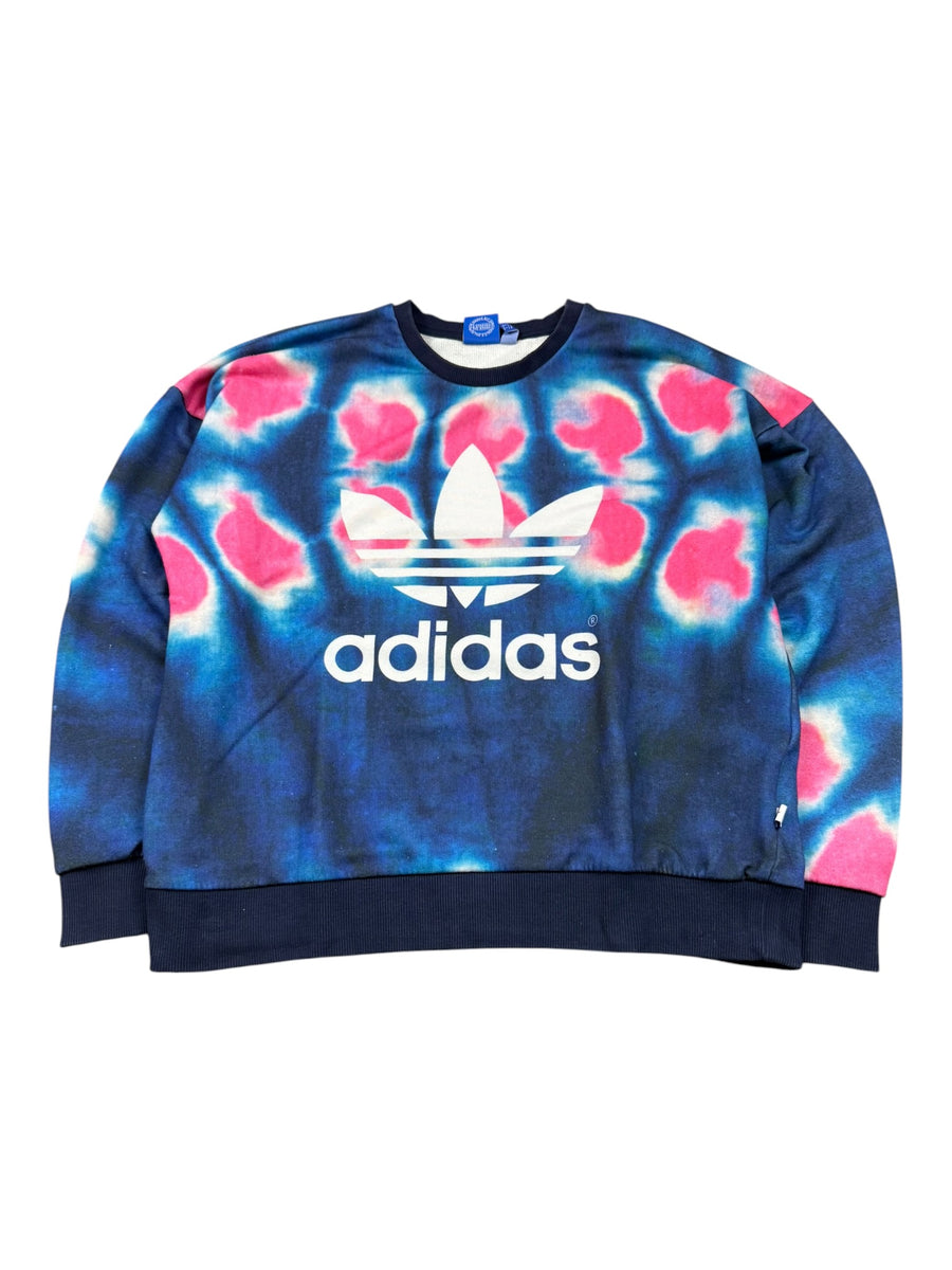 Adidas Originals Batik Vintage Sweater Damen Blau Pink S