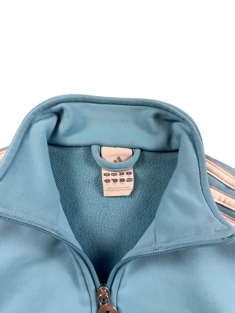 Adidas 3-Stripes Vintage Trackjacket Damen Hellblau XL