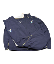 Puma SS Lazio Vintage Tracksuit Herren Dunkelblau Weiß Gold L