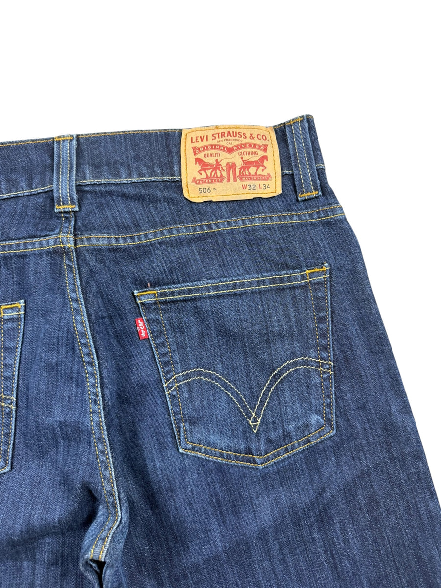Levi’s 506 Straight Fit Vintage Jeans Herren Dunkelblau M