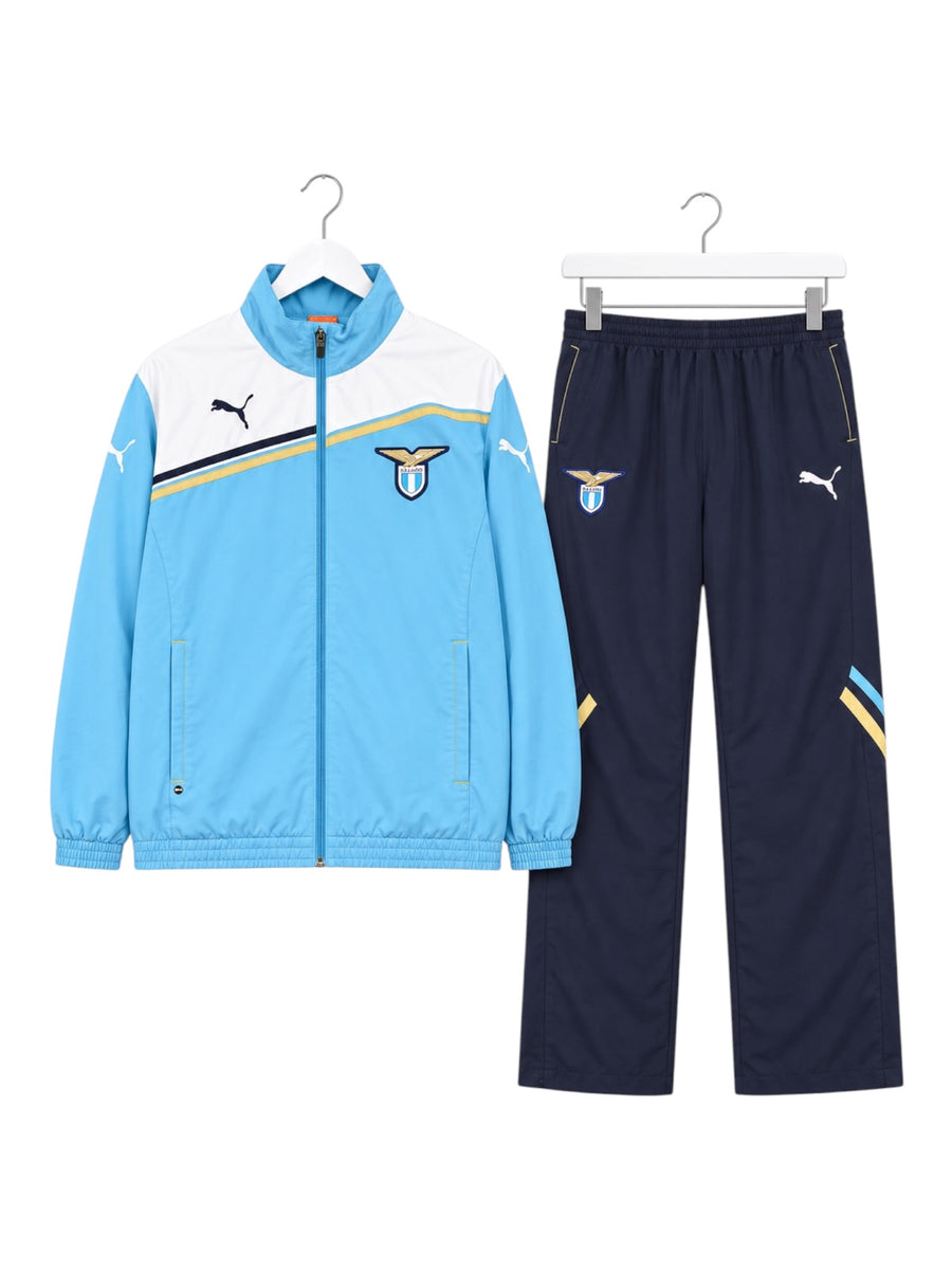Puma SS Lazio Rom Vintage Tracksuit Herren Hellblau Dunkelblau M