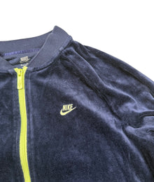 Nike Velours Vintage Trackjacket Damen Blau XL