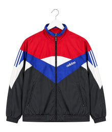 Adidas Vintage Trackjacket Herren Schwarz Rot Blau Weiß M