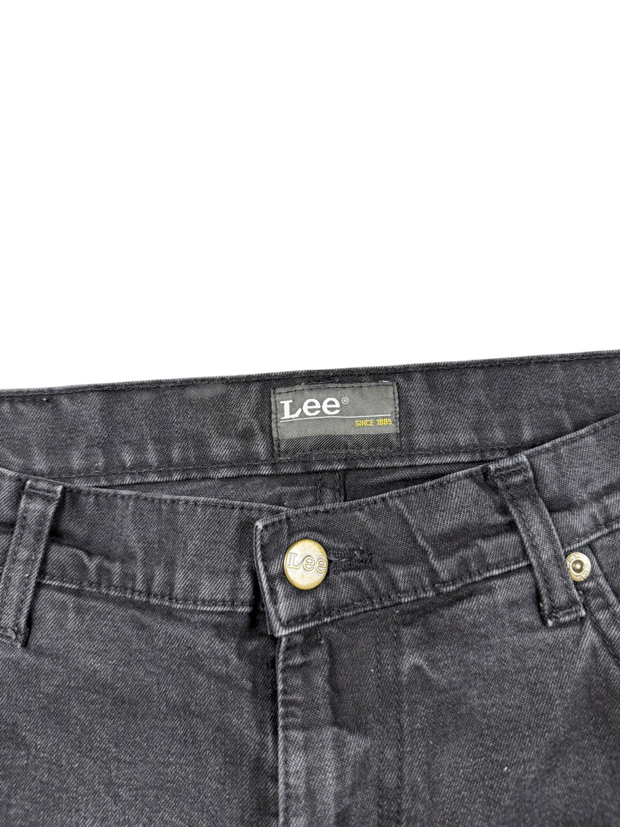 Lee Straight Leg Vintage Jeans Herren Schwarz S