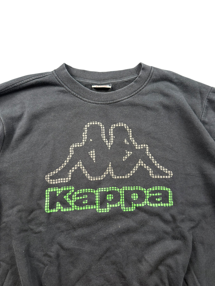 Kappa Big Logo Vintage Sweater Herren Anthrazit XL