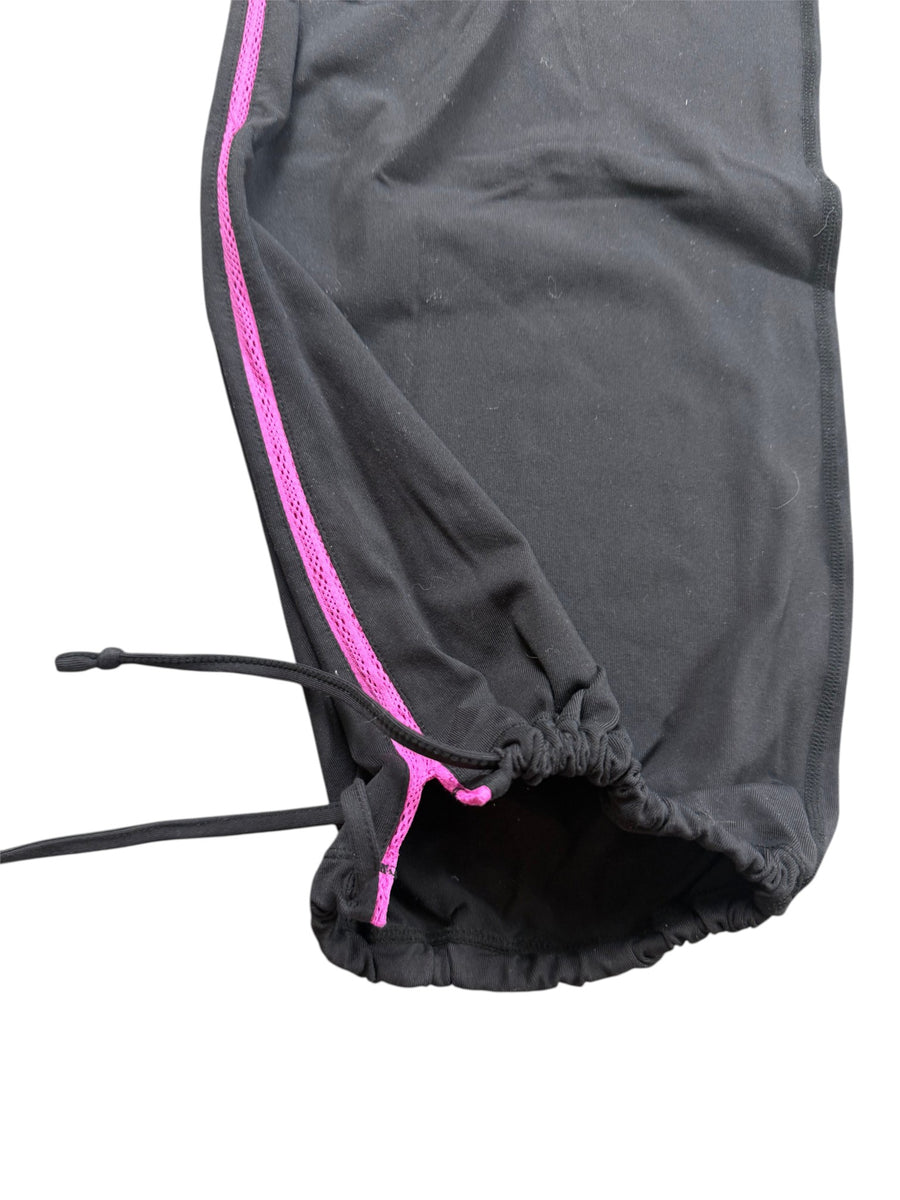 Nike Mini Swoosh Vintage Trackpants Damen Schwarz/Pink M
