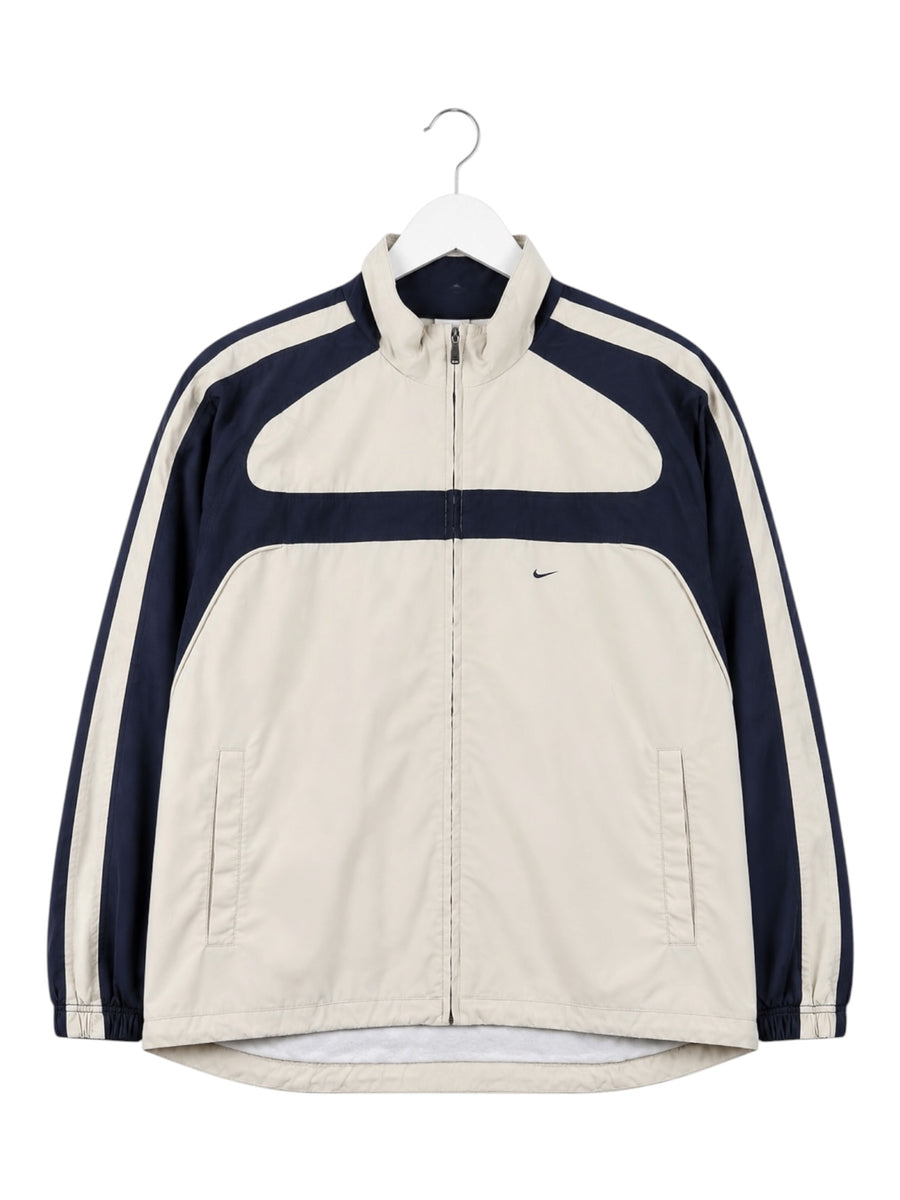 Nike Colorblock Vintage Trackjacket Herren Beige Dunkelblau XL