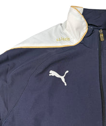 Puma SS Lazio Vintage Tracksuit Herren Dunkelblau Weiß Gold L