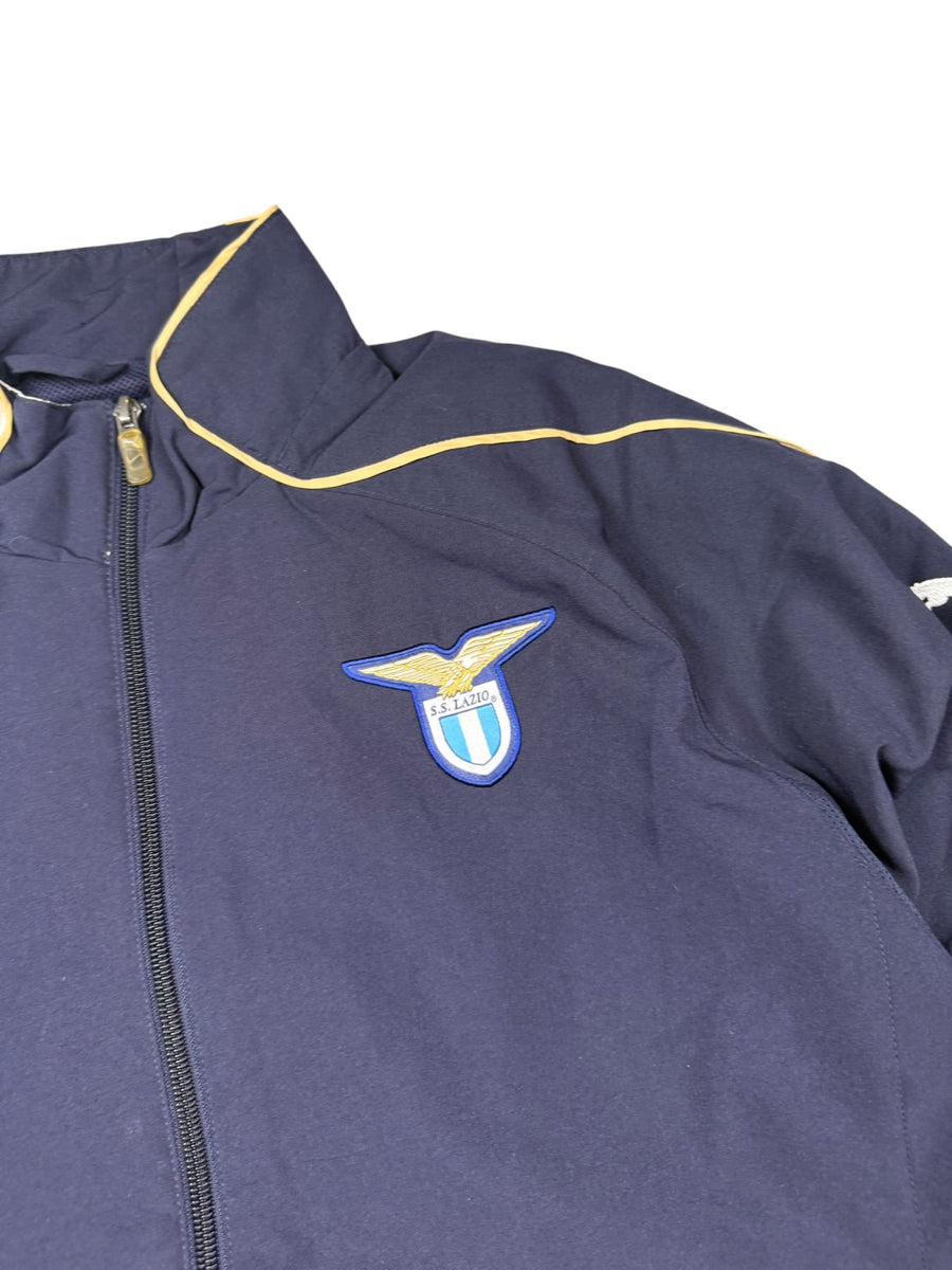 Puma SS Lazio Vintage Tracksuit Herren Dunkelblau Weiß Gold L