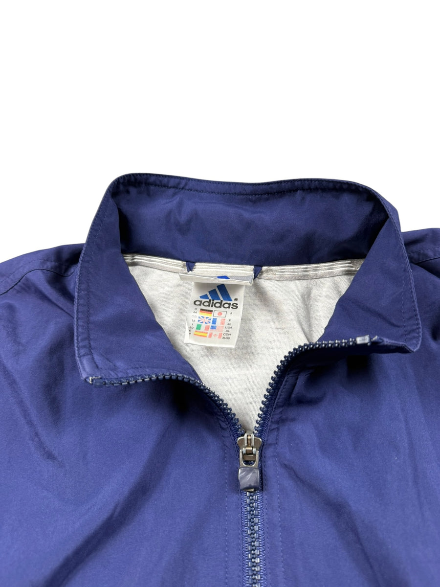 Adidas 3-Stripes Vintage Trackjacket Damen Blau Silber XL
