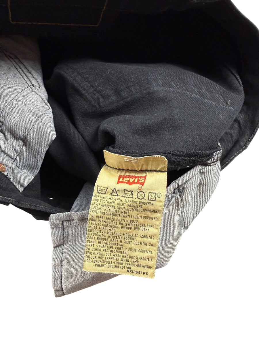Levi’s 501 Straight Leg Vintage Jeans Herren Schwarz S