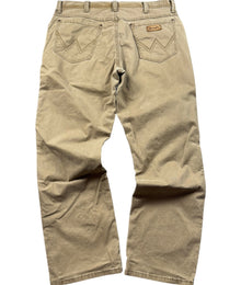 Wrangler Texas Stretch Vintage Jeans Herren Beige XL