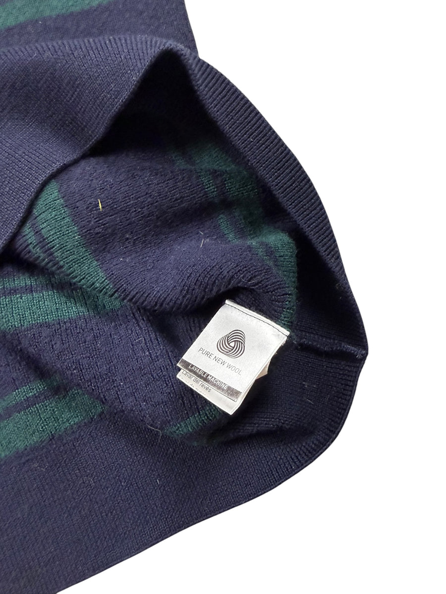 Lacoste Striped Vintage Sweater Herren Dunkelblau Grün M
