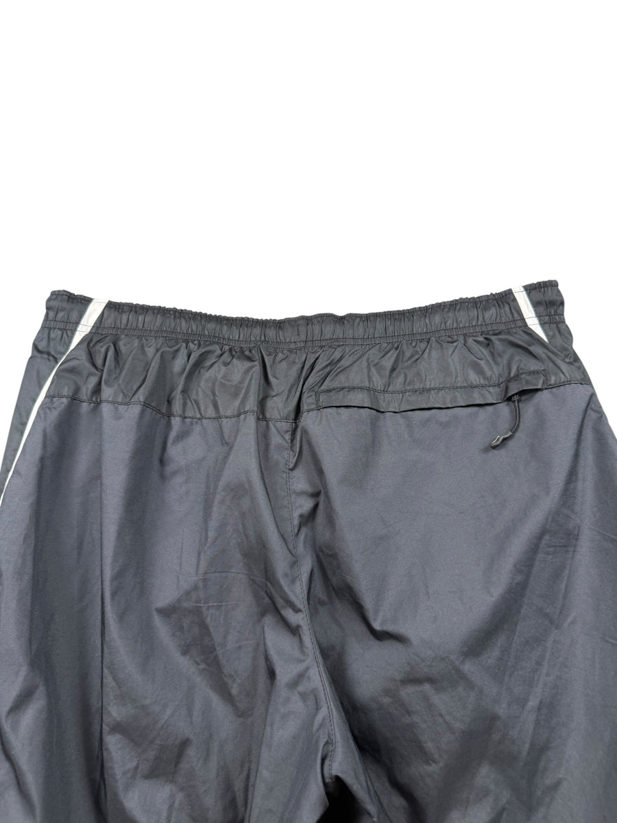 Nike T90 Wide Leg Vintage Trackpants Herren Schwarz Weiß XL