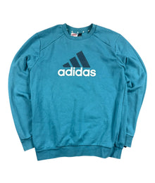 Adidas Big Logo Vintage Tracksuit Damen Türkis/Blau S