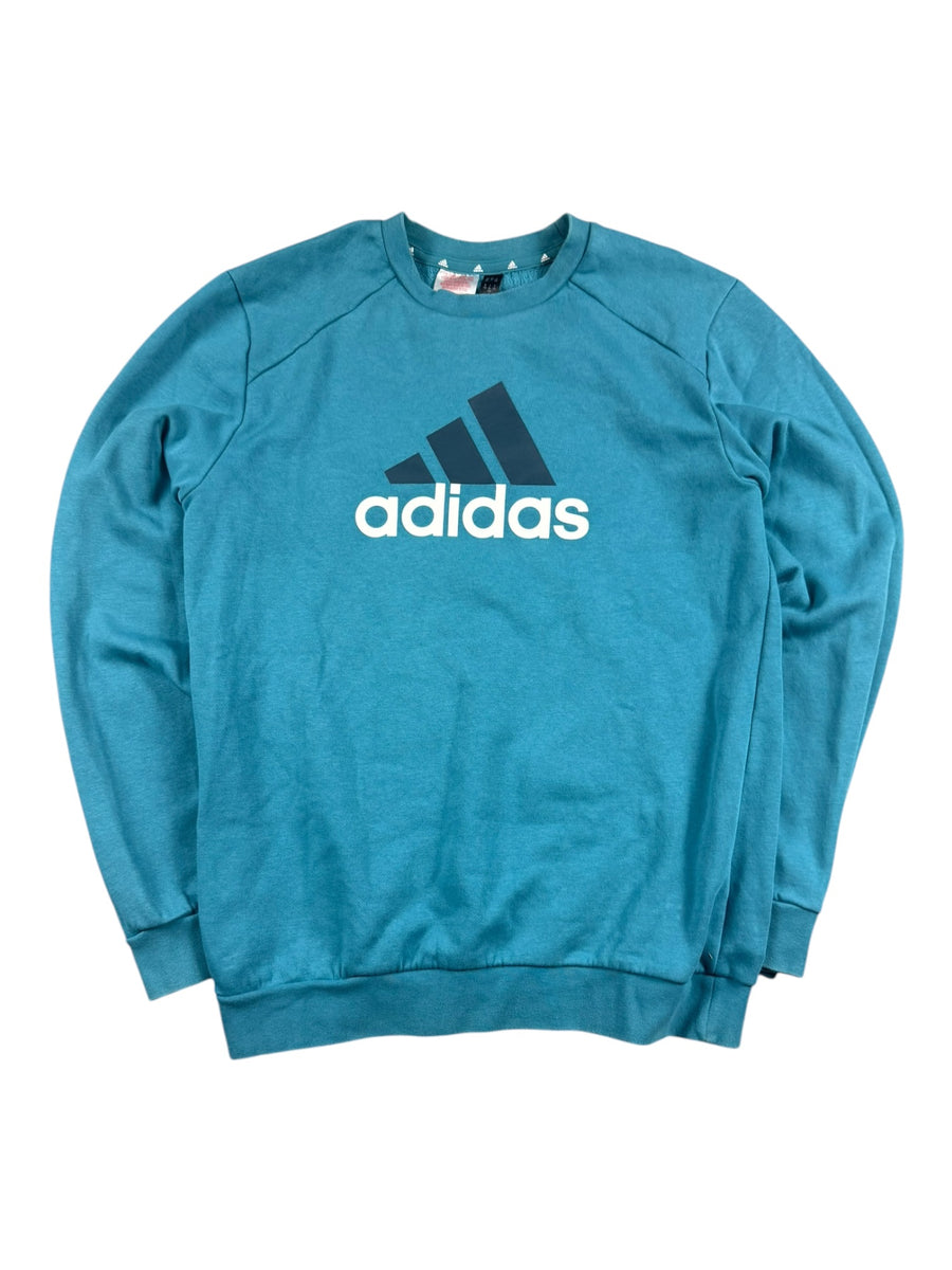 Adidas Big Logo Vintage Tracksuit Damen Türkis/Blau S