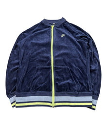 Nike Velours Vintage Trackjacket Damen Blau XL
