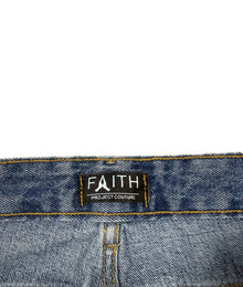 Faith Project Couture Destroyed Vintage Jeans Herren Blau M