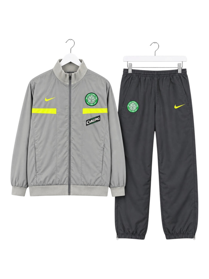 Nike Celtic FC Vintage Tracksuit Herren Grau Schwarz S