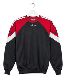 Adidas Originals Vintage Sweater Herren Schwarz/Rot M