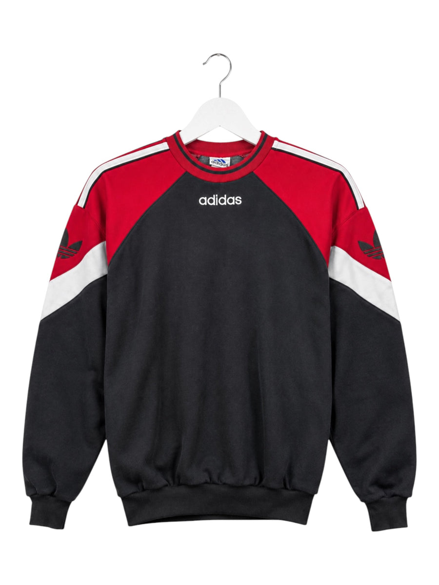 Adidas Originals Vintage Sweater Herren Schwarz/Rot M