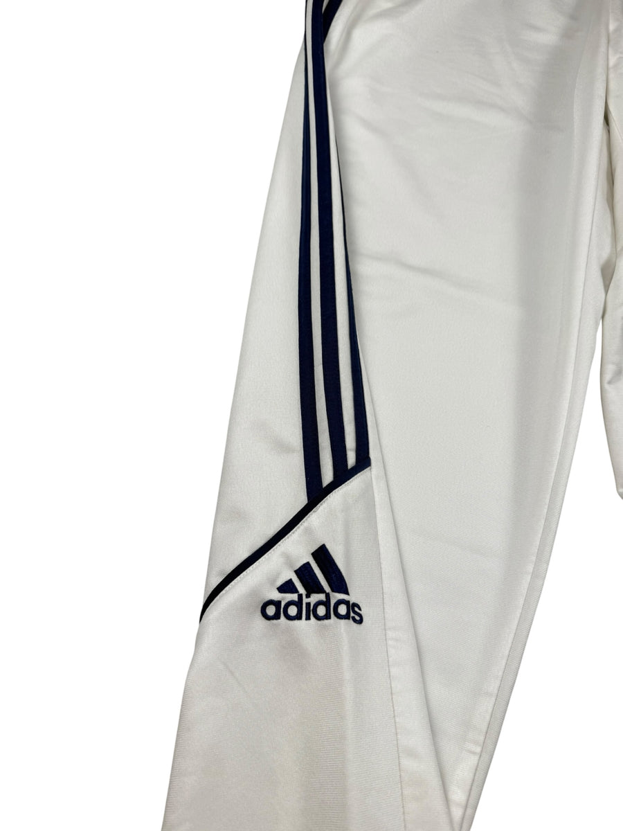 Adidas 3-Stripes Wide Leg Vintage Trackpants Herren Weiß Blau XL