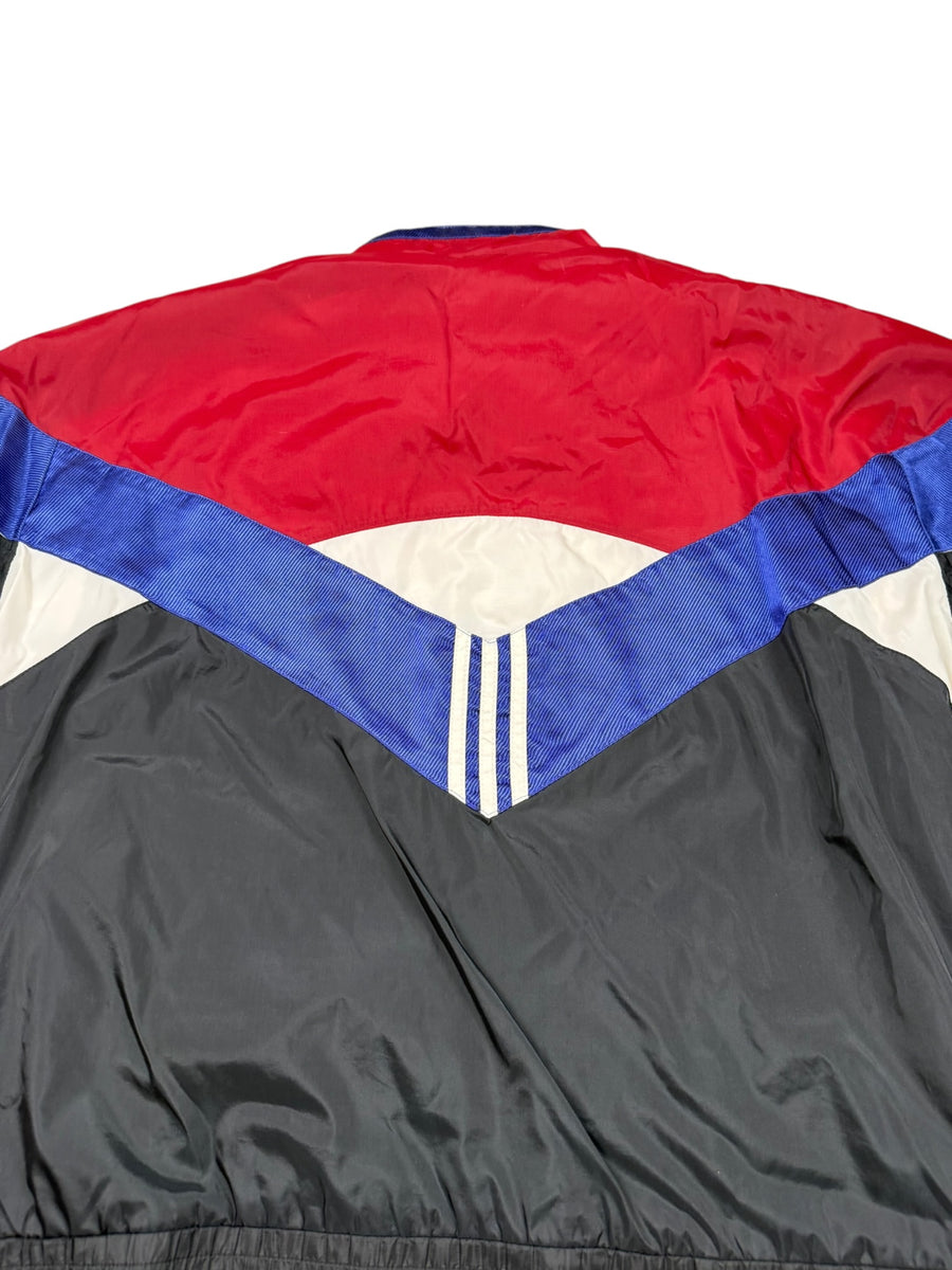 Adidas Vintage Trackjacket Herren Schwarz Rot Blau Weiß M
