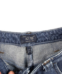 Armani Jeans Straight Leg Vintage Jeans Damen Blau M